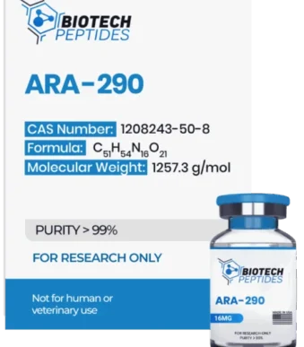 Buy ARA-290 peptide Canada. No customs, no duties. Free express shipping from Toronto. Lab tested. Shop today.