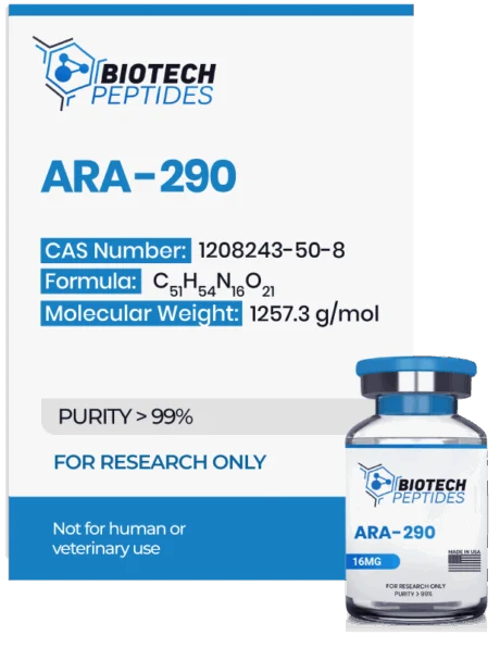 Buy ARA-290 peptide Canada. No customs, no duties. Free express shipping from Toronto. Lab tested. Shop today.